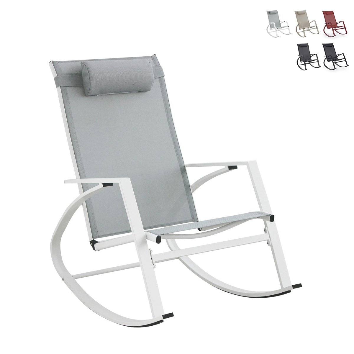 Moderne Schaukelstuhl für den Außenbereich Bizzotto Demid New Angebot Moderne Schaukelstuhl für den Außenbereich Bizzotto Demid New Angebot