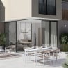 Moderner Gartentisch 160x90cm aus Aluminium Bizzotto Nebula Verkauf