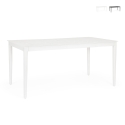 Moderner Gartentisch 160x90cm aus Aluminium Bizzotto Nebula Aktion