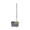Rotierender Wischmopp mit rundem Wischelement und 16L Eimer Super Mop 