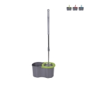 Rotierender Wischmopp mit rundem Wischelement und 16L Eimer Super Mop Kauf
