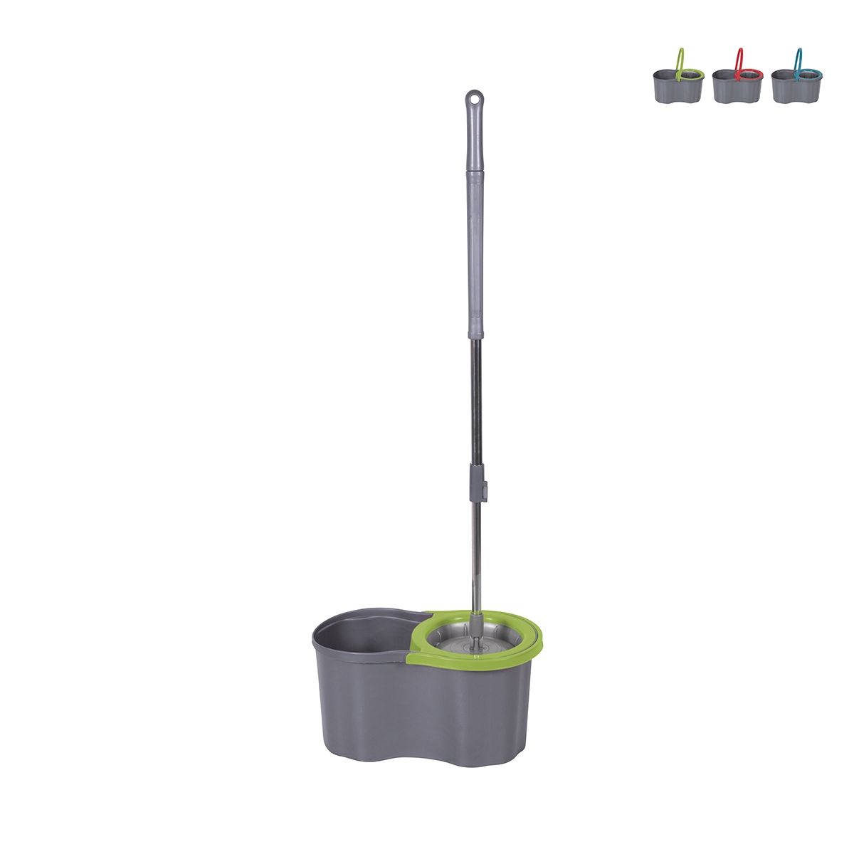 Rotierender Wischmopp mit rundem Wischelement und 16L Eimer Super Mop Kauf Rotierender Wischmopp mit rundem Wischelement und 16L Eimer Super Mop Kauf