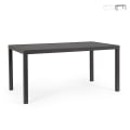 Rechteckiger Gartentisch 150x80 aus Aluminium Bizzotto Hilde Aktion