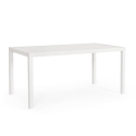 Rechteckiger Gartentisch 150x80 aus Aluminium Bizzotto Hilde Modell