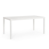 Rechteckiger Gartentisch 150x80 aus Aluminium Bizzotto Hilde Modell