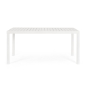 Rechteckiger Gartentisch 150x80 aus Aluminium Bizzotto Hilde Eigenschaften
