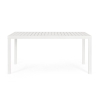 Rechteckiger Gartentisch 150x80 aus Aluminium Bizzotto Hilde Eigenschaften
