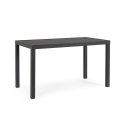 Moderner rechteckiger Gartentisch 130x68cm aus Aluminium Bizzotto Hilde Eigenschaften