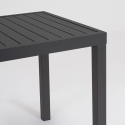Moderner rechteckiger Gartentisch 130x68cm aus Aluminium Bizzotto Hilde Preis