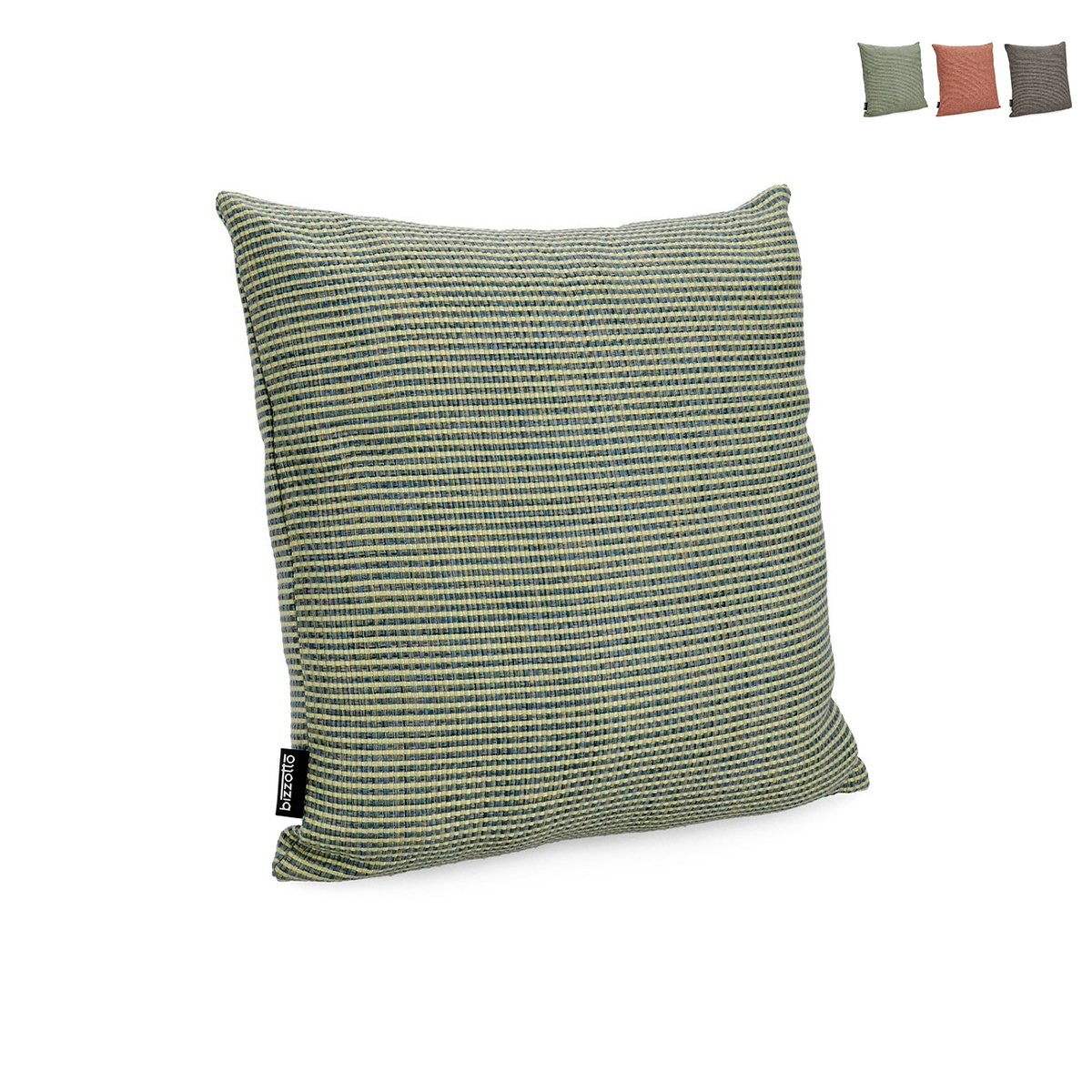 Großes quadratisches Outdoor-Kissen 50x50cm wasserabweisend melange Merve