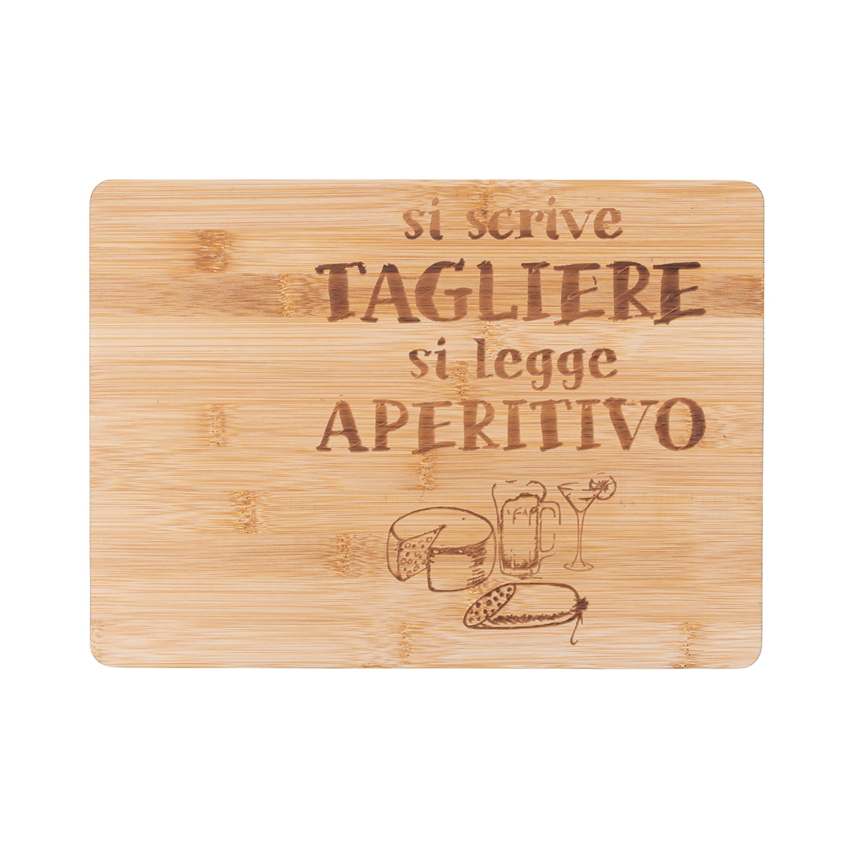 Holz-Servierbrett 33x24 cm - Perfekt für den Aperitif Aktion Holz-Servierbrett 33x24 cm - Perfekt für den Aperitif Aktion