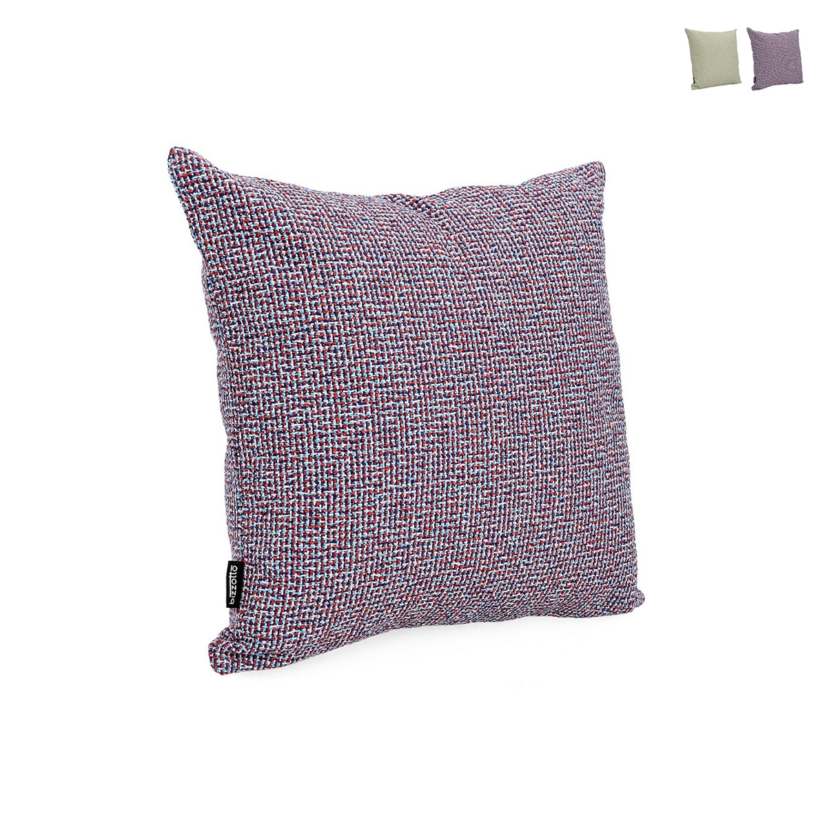 Großes quadratisches Outdoor-Kissen 50x50cm wasserabweisend melange Dilana