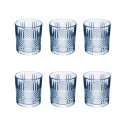 Set aus 6 Gläsern für Wasser 340 ml aus dekoriertem Glas Dublin Rabatte