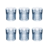 Set aus 6 Gläsern für Wasser 340 ml aus dekoriertem Glas Dublin Rabatte