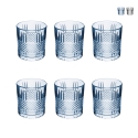 Set aus 6 Gläsern für Wasser 340 ml aus dekoriertem Glas Dublin Aktion