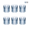 Set aus 6 Gläsern für Wasser 340 ml aus dekoriertem Glas Dublin Aktion