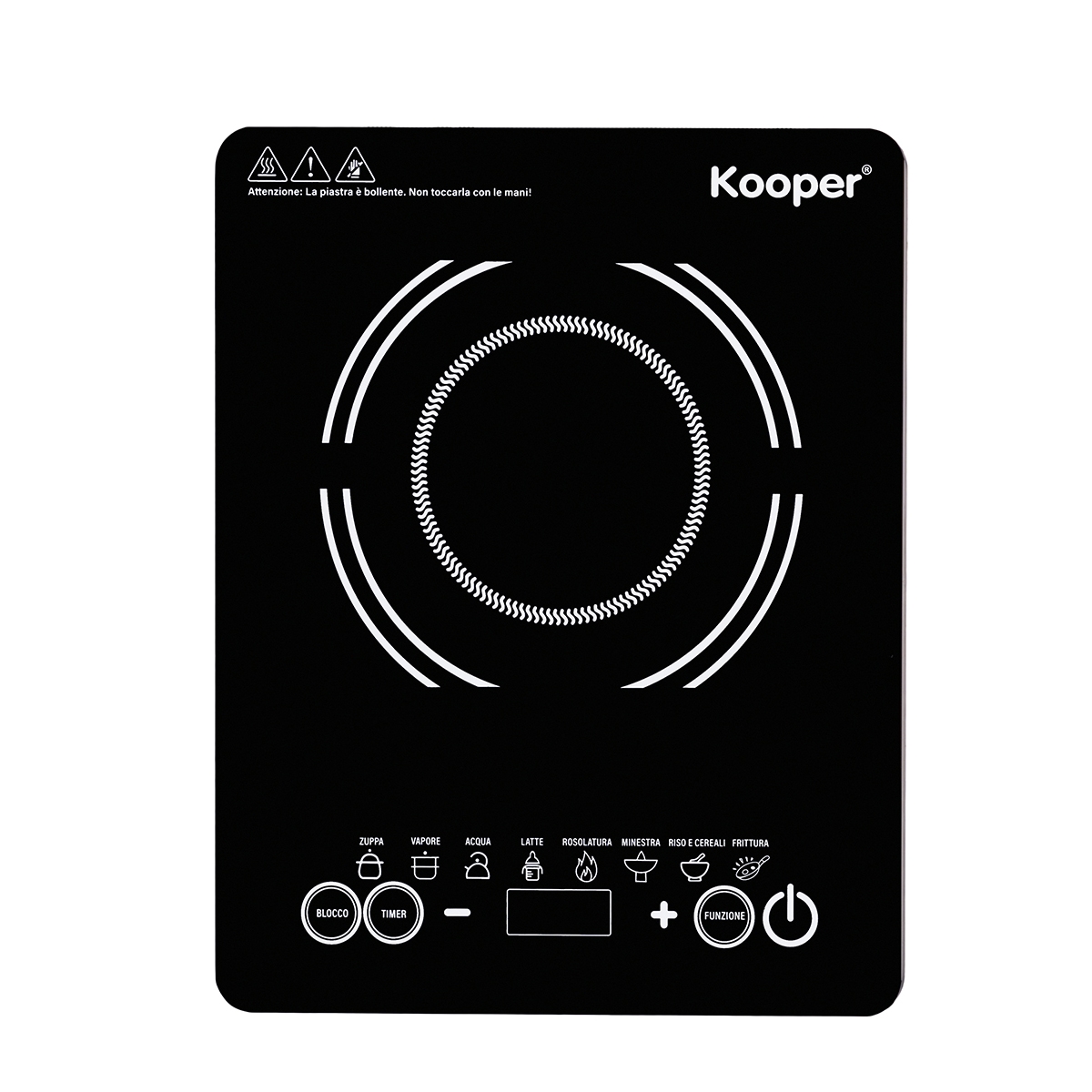 Tragbare Induktionskochplatte 8 Programme Touch-Display 1500W Tandu Aktion