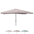 Garten-Sonnenschirm 3x4 mit Mittelmast Kurbelöffnung Cuba Aktion