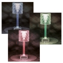 Touch-Lampe RGB wiederaufladbar mit Fernbedienung und 4 Funktionen Diamond Palace Katalog