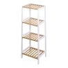 Badezimmer Regal 4 Ablagen aus Bambus und MDF Tavro Katalog