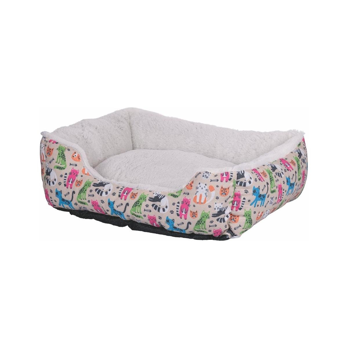Gepolstertes Hundebett für drinnen 55x45cm mit rutschfestem Boden Kenza Aktion Gepolstertes Hundebett für drinnen 55x45cm mit rutschfestem Boden Kenza Aktion
