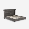 Chesterfield Doppelbett 160x190cm in Kunstleder Chur Eigenschaften