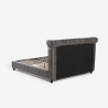 Chesterfield Doppelbett 160x190cm in Kunstleder Chur Kosten