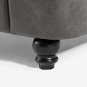 Chesterfield Doppelbett 160x190cm in Kunstleder Chur 