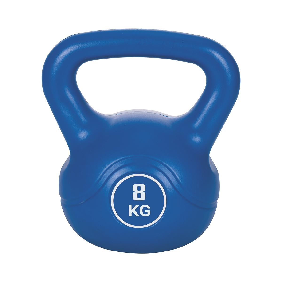 Kettlebell 8 kg rutschfest für Workout und Squat-Übungen Jarek