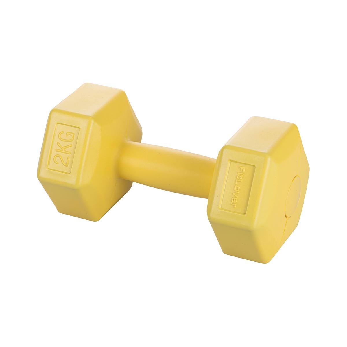 Biron Hantel 2 kg, sechseckig, rollstopp