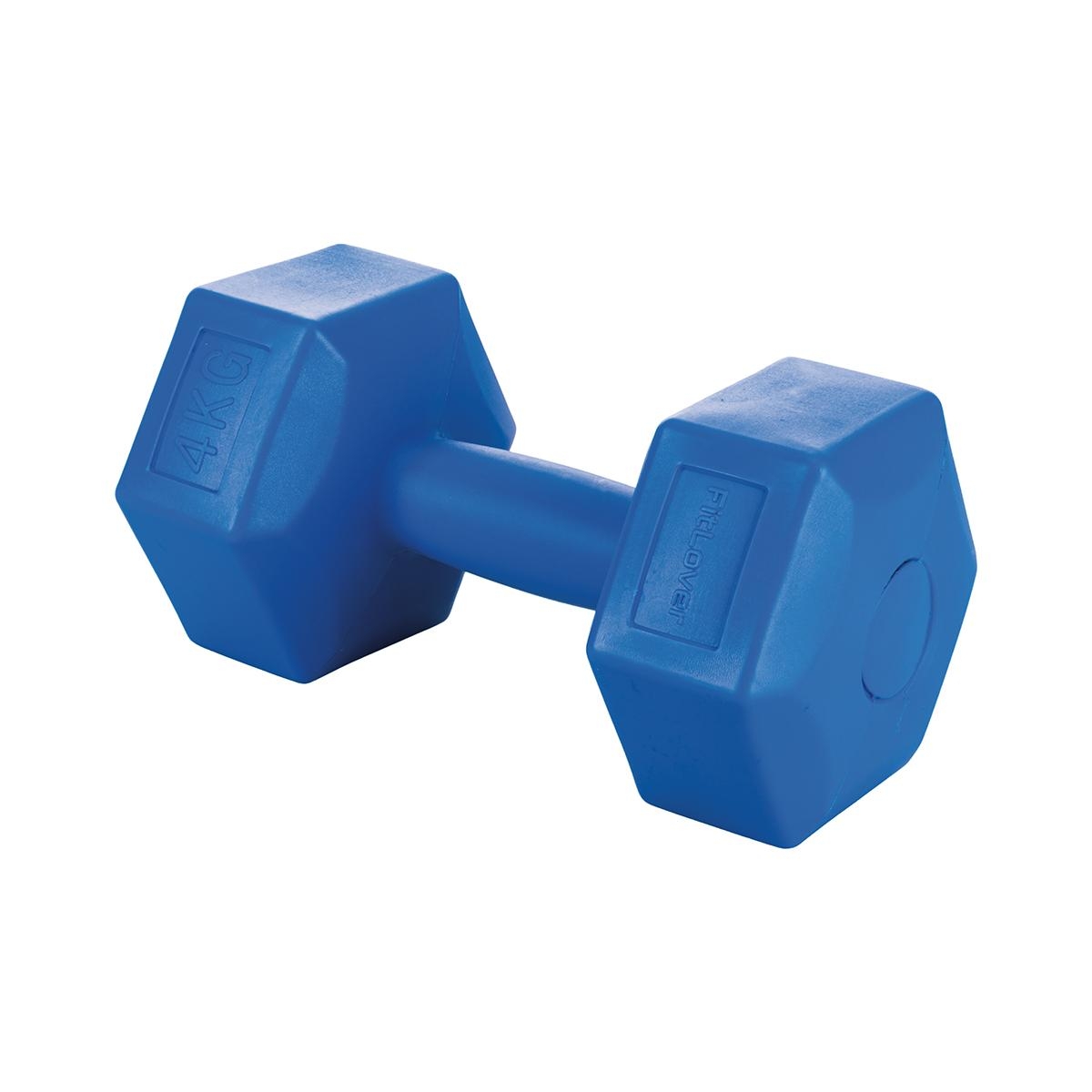 Pushara Hexagonale Anti-Rutsch-Hantel 4 kg für Fitnessstudio