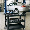 Kerey Plus Metall-Werkzeugwagen mit 3 Ebenen und Rollen Verkauf