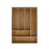 Besteckkasten 6 Fächer aus Holz 43,2x30,5x5cm Viora Verkauf