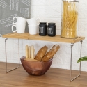 Mareka Faltbares Küchenregal aus Holz, 31x18,4x15,5 cm Lagerbestand