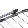 Felora Balkon- und Innenraum-Wäscheständer, 2 Haken, 8 Leinen, 106x55 cm Rabatte