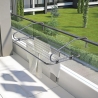 Felora Balkon- und Innenraum-Wäscheständer, 2 Haken, 8 Leinen, 106x55 cm Verkauf