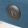 Schlafsofa aus Stoff mit USB-Anschluss und Metallbeinen Design Astralis Eigenschaften