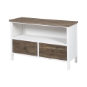 Shabby Chic TV-Möbel aus Holz mit 2 Schubladen Terosk Aktion