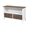 Shabby Chic TV-Möbel aus Holz mit 2 Schubladen Terosk Angebot