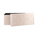 Makino Mehrzweck-Sitzbank mit Samteffekt 76x37,5x38cm Verkauf