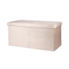 Makino Mehrzweck-Sitzbank mit Samteffekt 76x37,5x38cm 