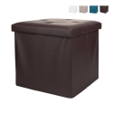 Multifunktionaler Aufbewahrungshocker quadratisch 38x38xH.38cm Zilkov Rabatte