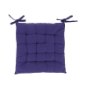 Set aus 5 Stuhlkissen 40x40 cm mit Bändern für Küche Lomake 
