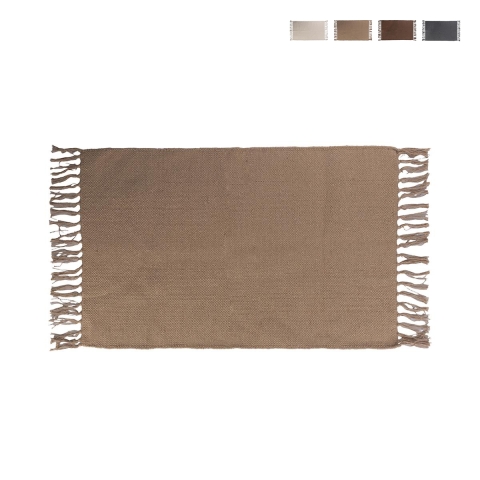 Multifunktionaler Teppich mit Fransen für Wohnzimmer, Küche, Bad 50x80cm Tavik Aktion