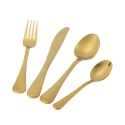 Set aus 24 Edelstahlbestecken 18/0, glänzende Oberfläche, Modell 5th Avenue Lagerbestand