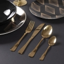 Set aus 24 Edelstahlbestecken 18/0, glänzende Oberfläche, Modell 5th Avenue Verkauf