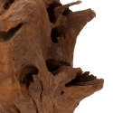 Handgefertigte ethnische Deko-Skulptur aus Teakholz Akar Katalog