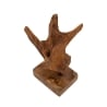 Handgeschnitzte Skulptur im ethnischen Stil aus Teakholz Taka Sales