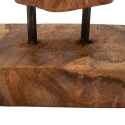 Handgeschnitzte Skulptur im ethnischen Stil aus Teakholz Taka Lagerbestand