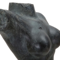 Dekorative Skulptur Büste Frau aus schwarzem Harz Afrodite Sales